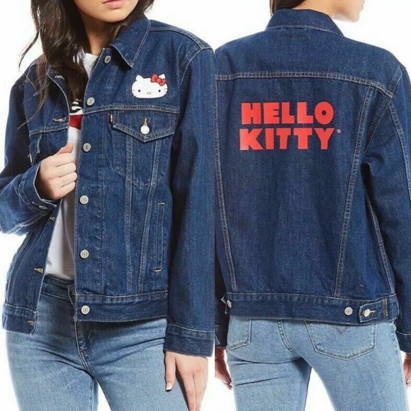 levi's hello kitty denim jacket